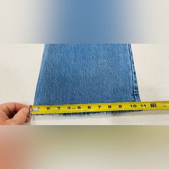 Levi’s Premium 70s High Flare Jeans 28x32 Stretch Denim EUC Retro Style - Picture 6 of 14